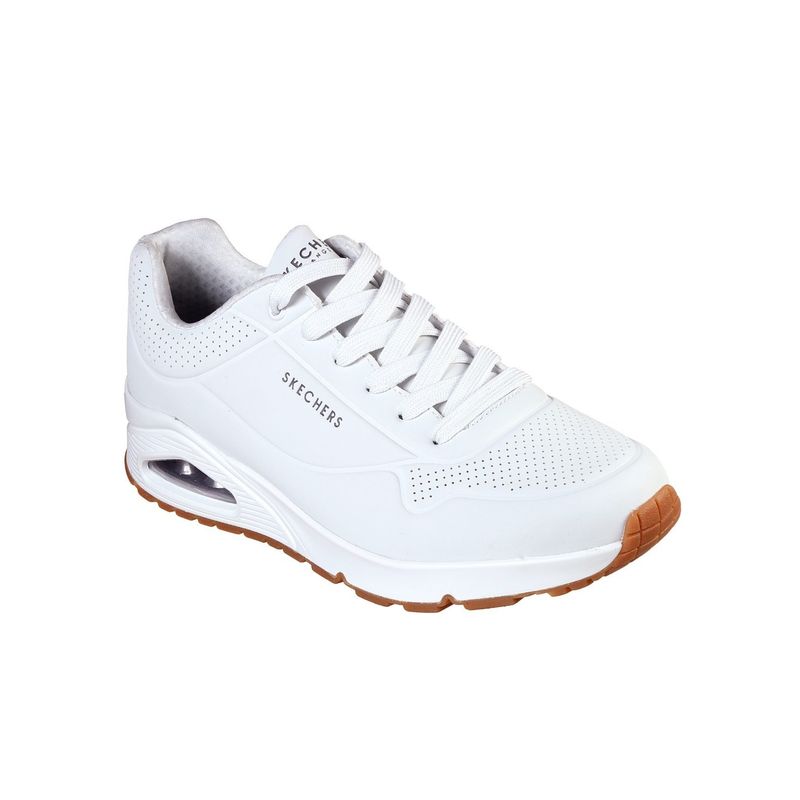 SKECHERS UNO - STAND ON AIR White Running Shoes (UK 8)