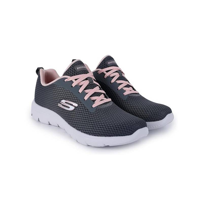 SKECHERS SUMMITS Grey Running Shoes (UK 3)