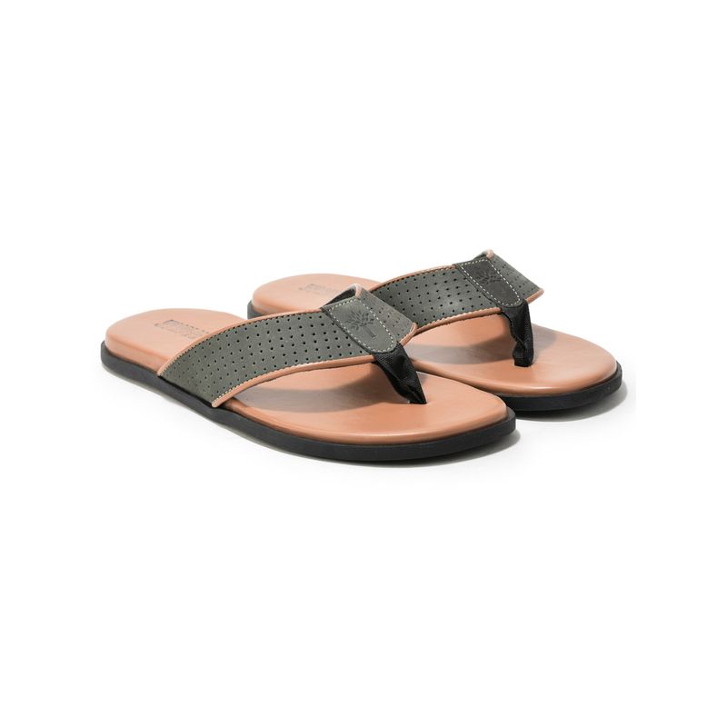 WOODLAND Men Grey Casual Sandals (EURO 40)