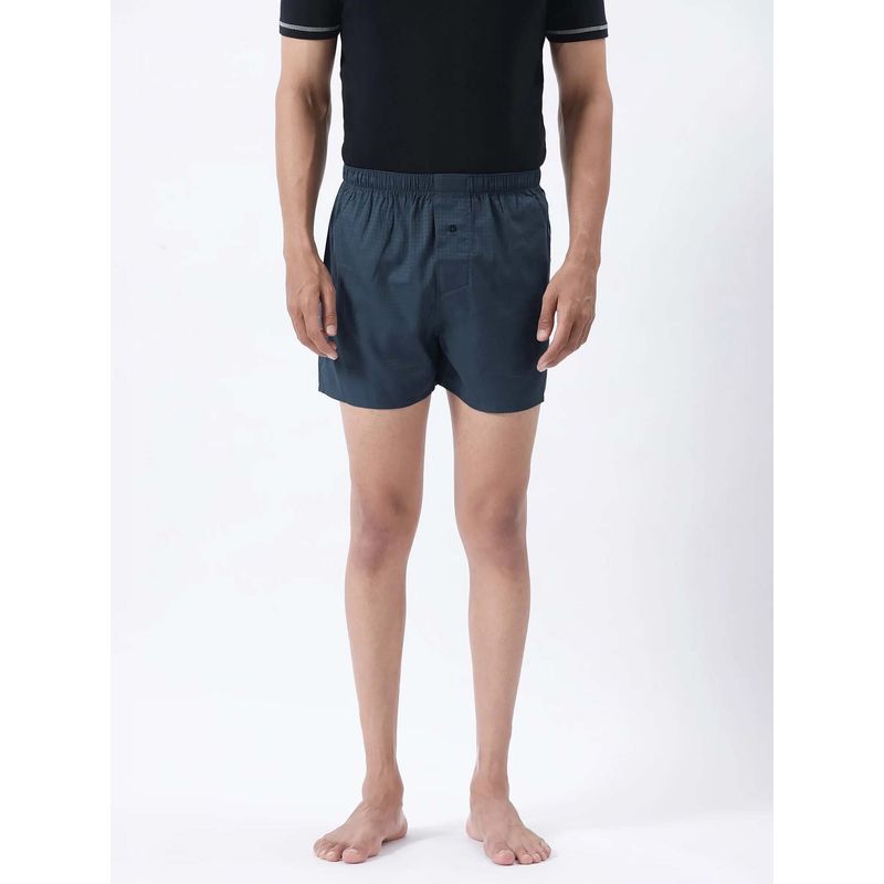 Rare Rabbit Men Teal Solid Boxer (M)