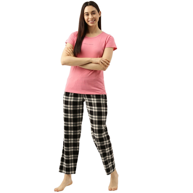 Clt.s Women Tshirt & Pyjamas Pink Buy Clt.s Women Tshirt & Pyjamas