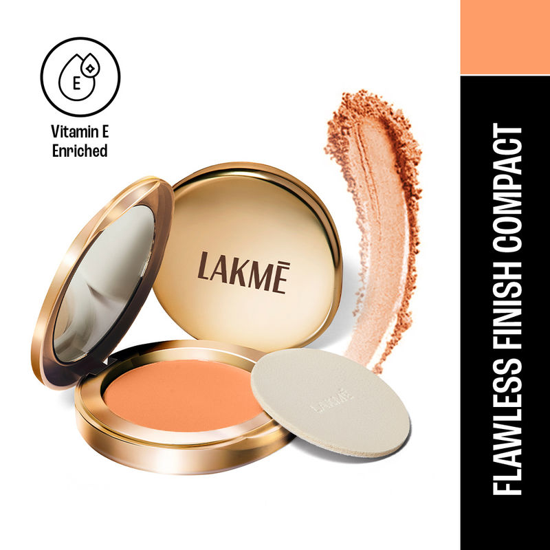 Lakme 9 To 5 Flawless Matte Complexion Compact - Apricot Matte