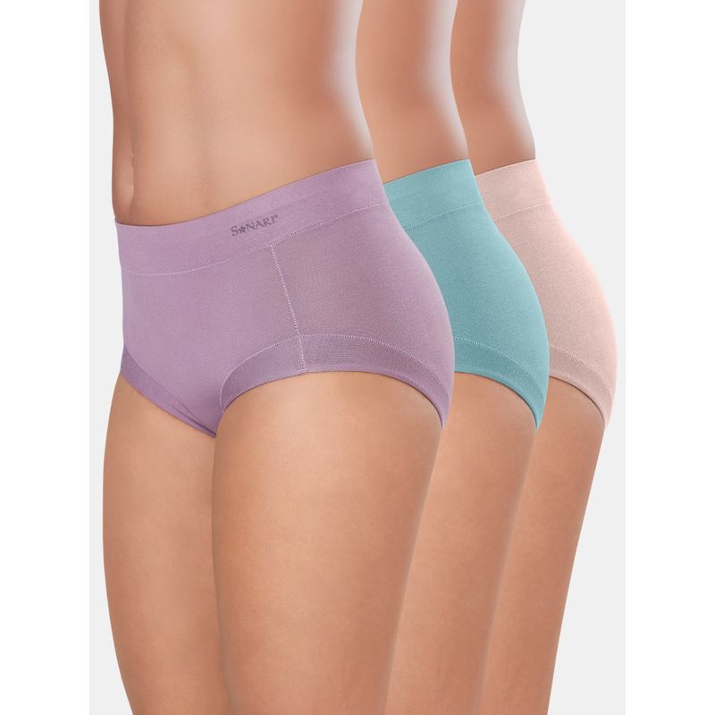 Sonari 3151 Womens Ultra Soft Panties (Pack of 3) (M)