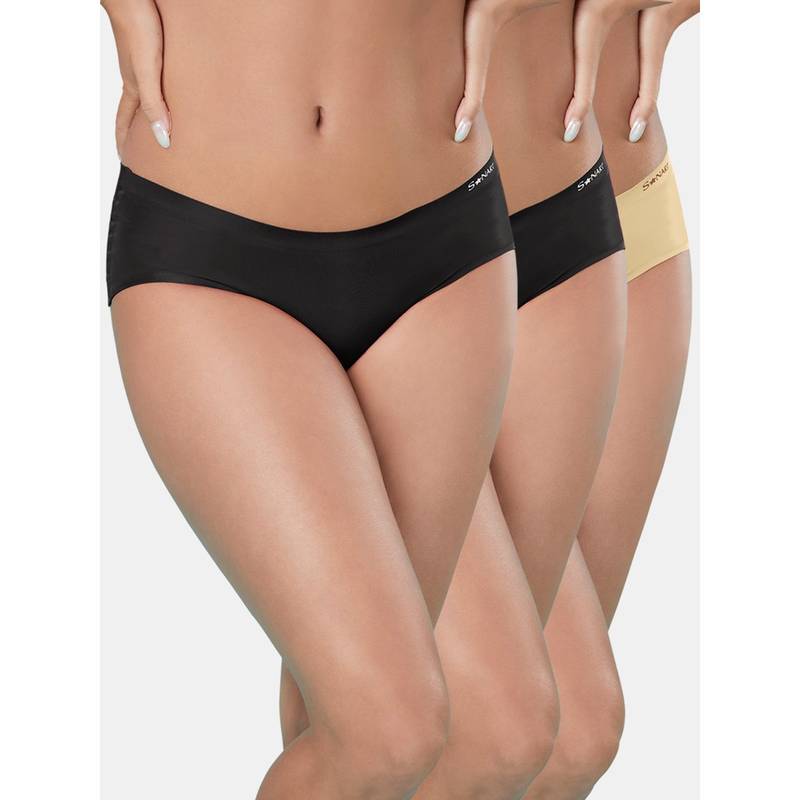 Sonari Seamless Womens Panties (Pack of 3) (M)