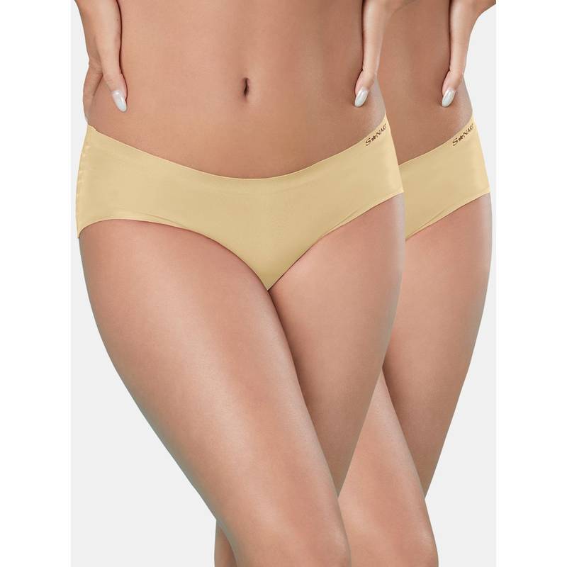 Sonari Seamless Womens Panties (Pack of 2) (M)