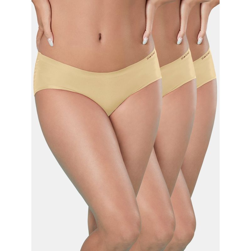 Sonari Seamless Womens Panties (Pack of 3) (M)