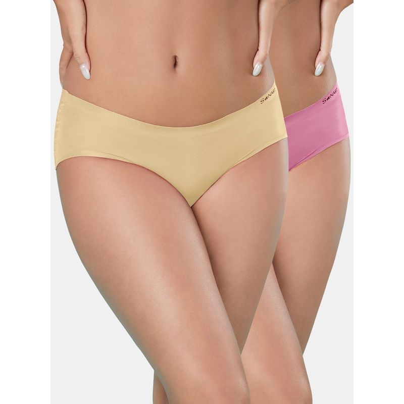 Sonari Seamless Womens Panties (Pack of 2) (M)