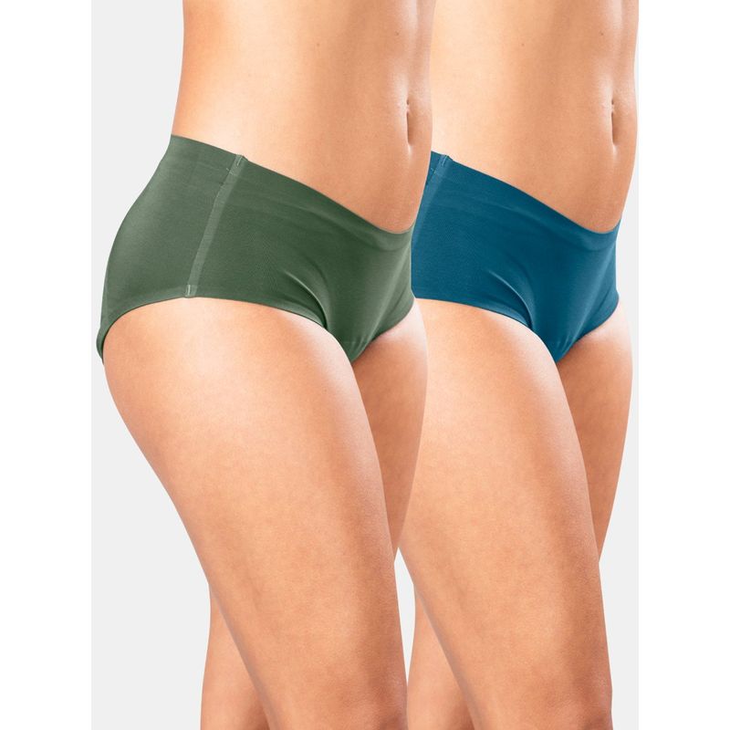 Sonari Womens Menstrual Period Leakproof Briefs Seamless Period Panties (Pack of 2) (XL)