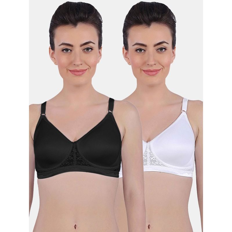 Sonari Swara Womens Soft Padded Bra (Pack of 2) (32B)