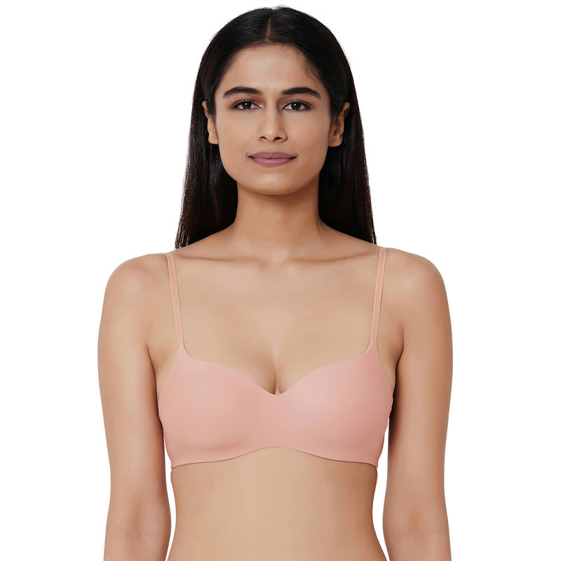 Wacoal Basic Mold 3/4th Cup Padded Non Wire Bra -WB3A14 - Beige (38C)