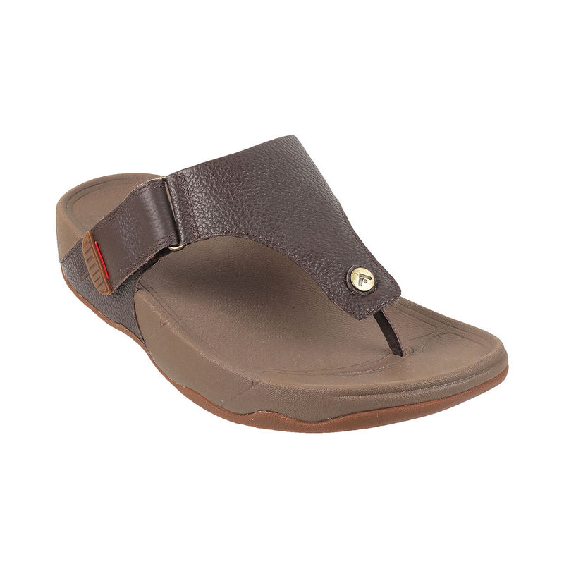 Buy Fitflop Taupe Synthetic Mens Sandals Online
