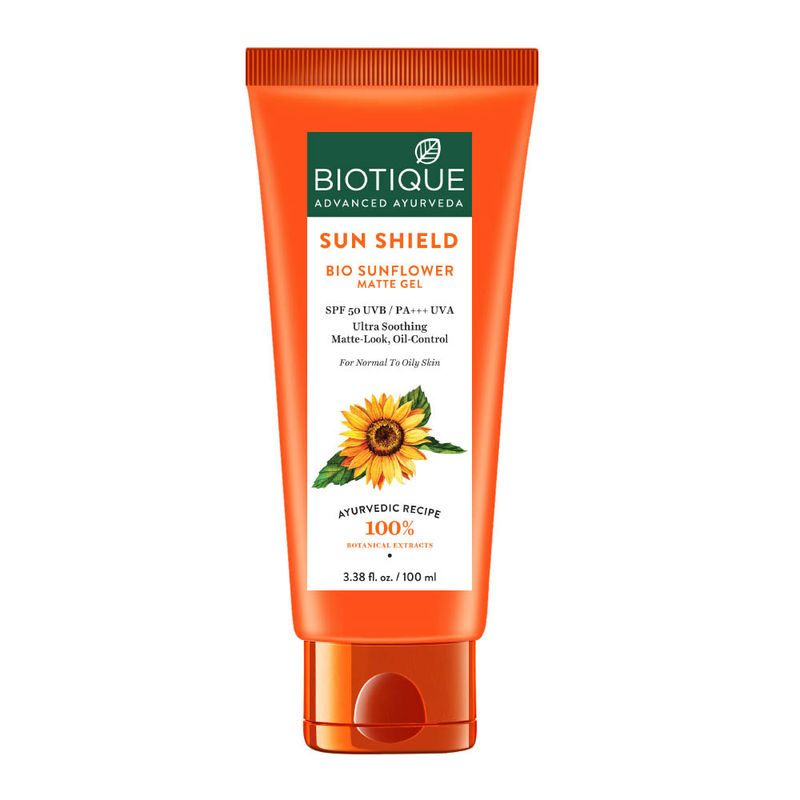 Biotique Bio Sunflower Matte Gel Sun Shield SPF 50+ PA+++