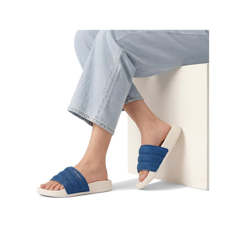 Neeman's Unisex Blue HighSprout Soother Sliders (UK 10)