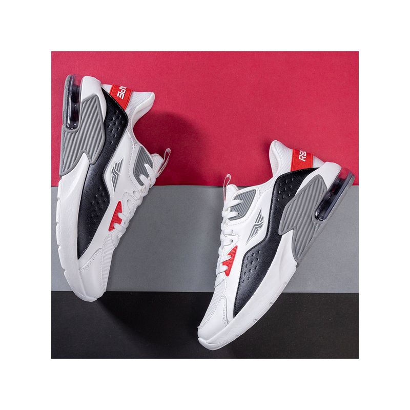 Buy Red Tape Men Colorblock Red/ White Sneakers Online