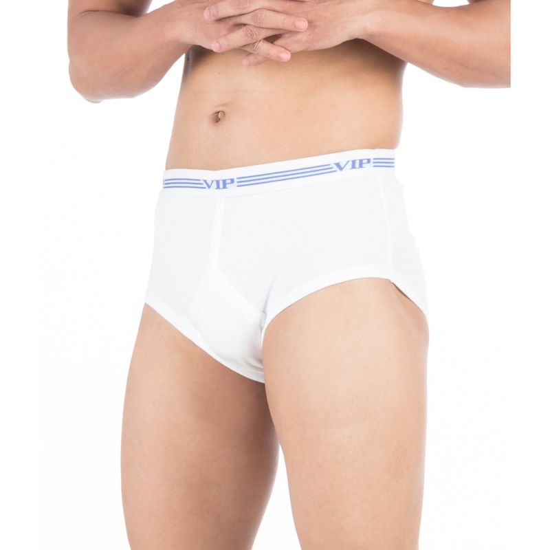 VIP Signor Mens Cotton Briefs Assorted Colours (3XL) (Set Of 3)