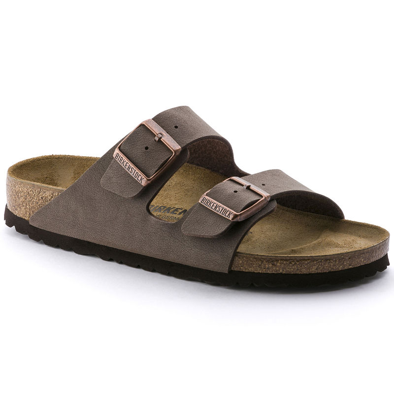 Birkenstock Arizona Birko-flor Nubuck Brown Regular Width Unisex Sandals - EURO 42