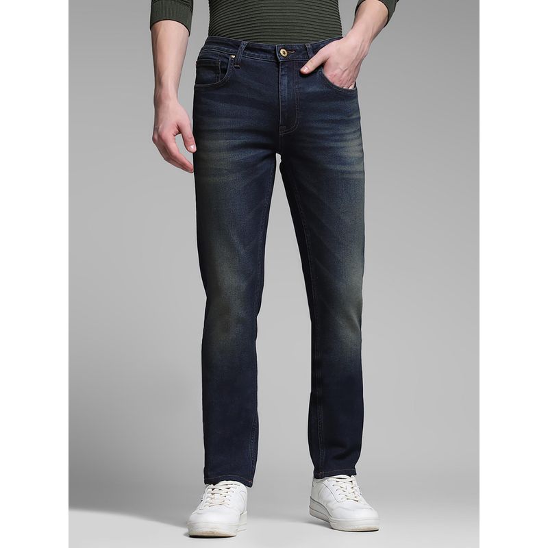 Jack & Jones Men Blue Solid Jeans (32/32)