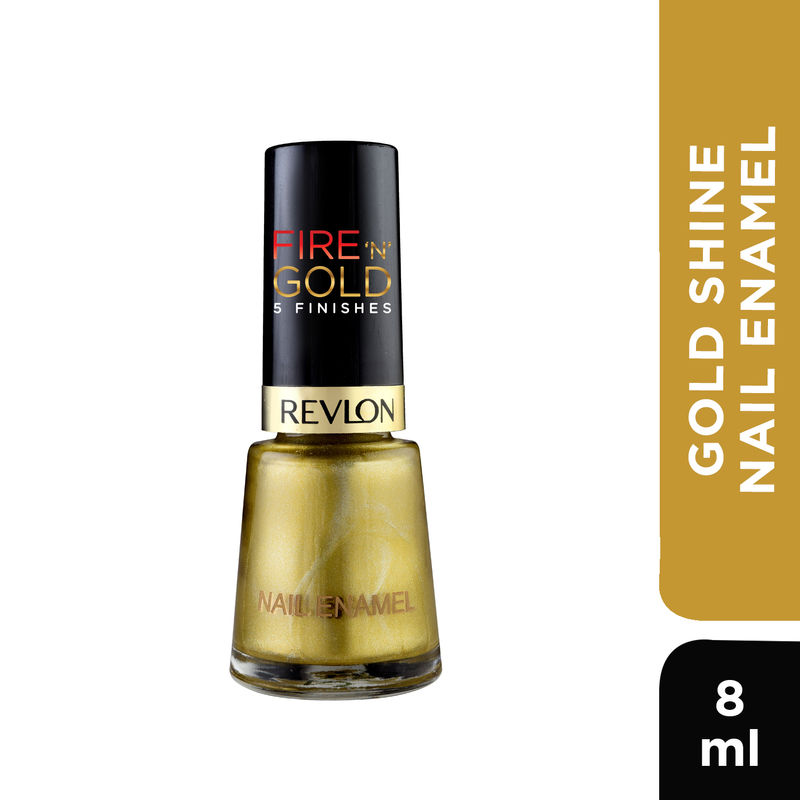 Revlon Fire n Gold Nail Enamel - Gold Shine