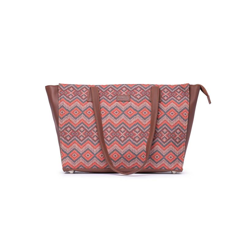 ZOUK Rhea Kapoor Gwalior Weaves Textured Water Resistant Jute Envelope Clutch