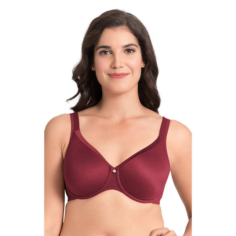 Ultimo Contour Support Bra - Maroon (42D)