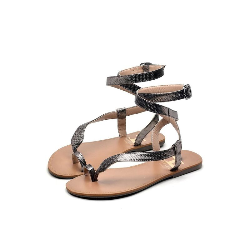 IRUSSH Metallic Nagini Sandals (EURO 37)