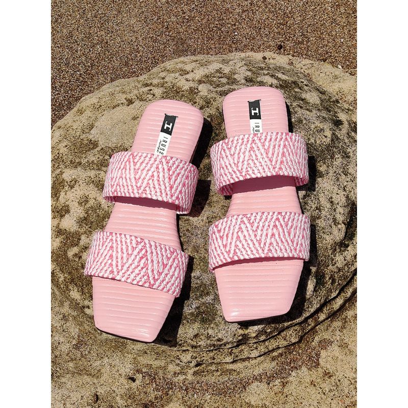 IRUSSH Pink Cotton Candy Summer Flats (EURO 35)