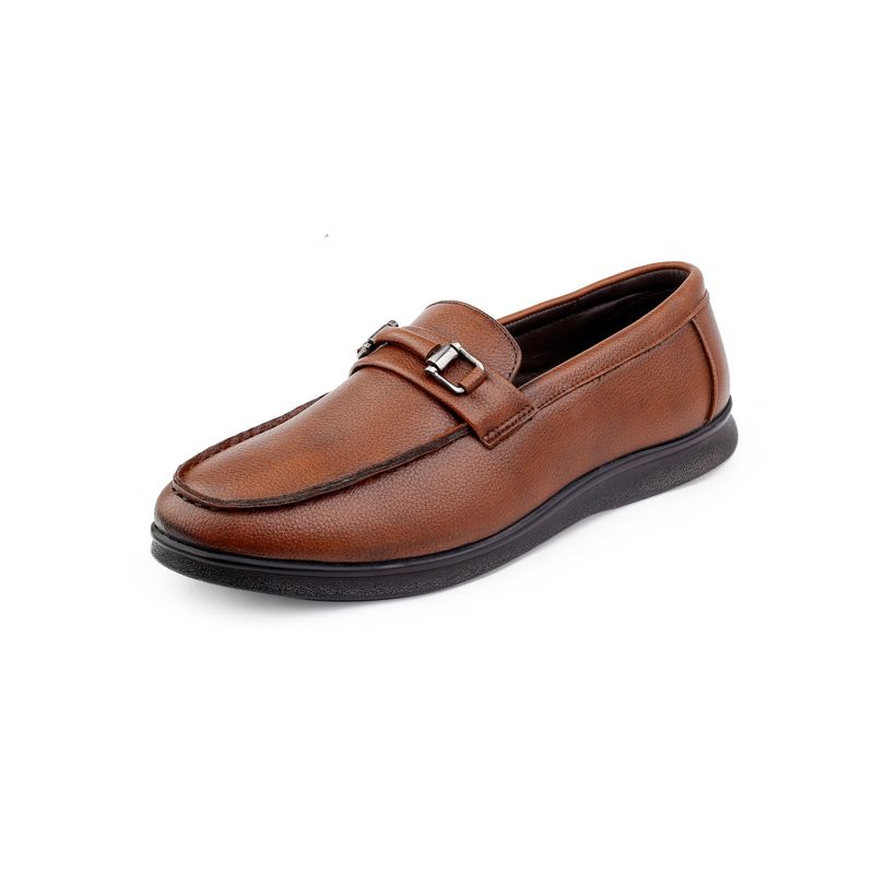 Bacca Bucci Lisbon Dress Loafers for Men-Tan (UK 9)