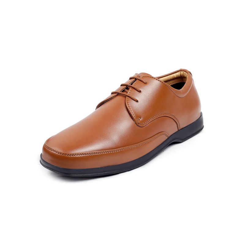 Bacca Bucci Bolton Men Plus Size Formal Slip-On Derbies-Brown (UK 11)