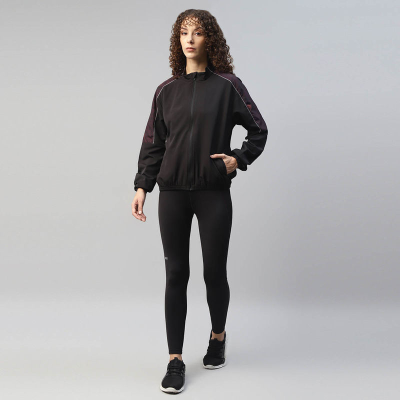 Dida Women Light Stretchable Regular Comfort Dry-Fit Activewear Track Suit (Set of 2) (L)