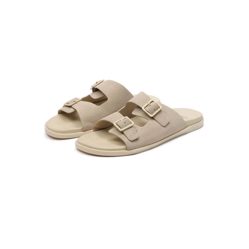 Rare Rabbit Raro Beige Leather Sandals (UK 7)