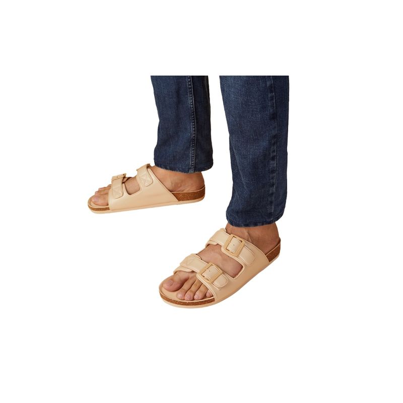Neeman's Beige Round Toe Sandals (UK 5)