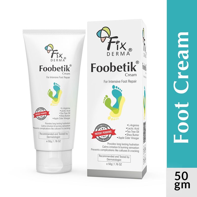 Fixderma Foobetik Foot Cream For Normal and Diabetic Foot Cracked Feet, Heel Repair & Calloused