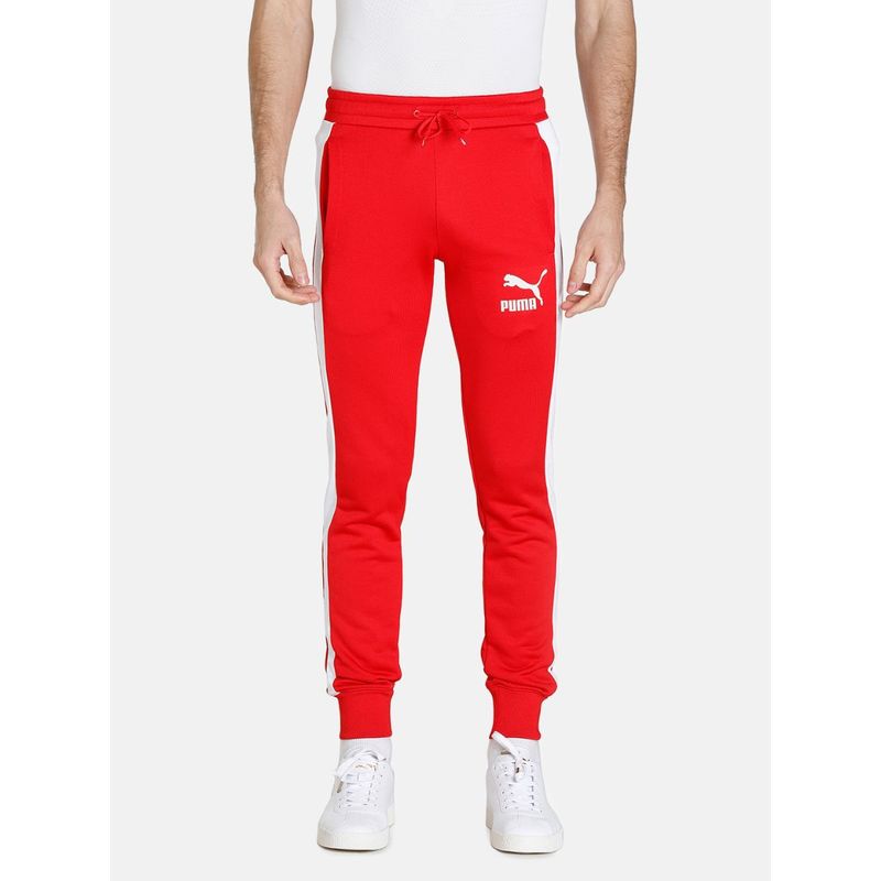 Puma archive t7 track pants red on sale