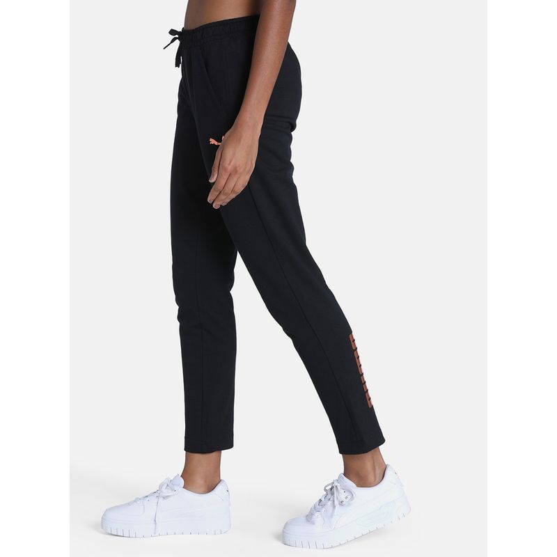Puma 7-8 Slim Womens Black Trackpants (XL)