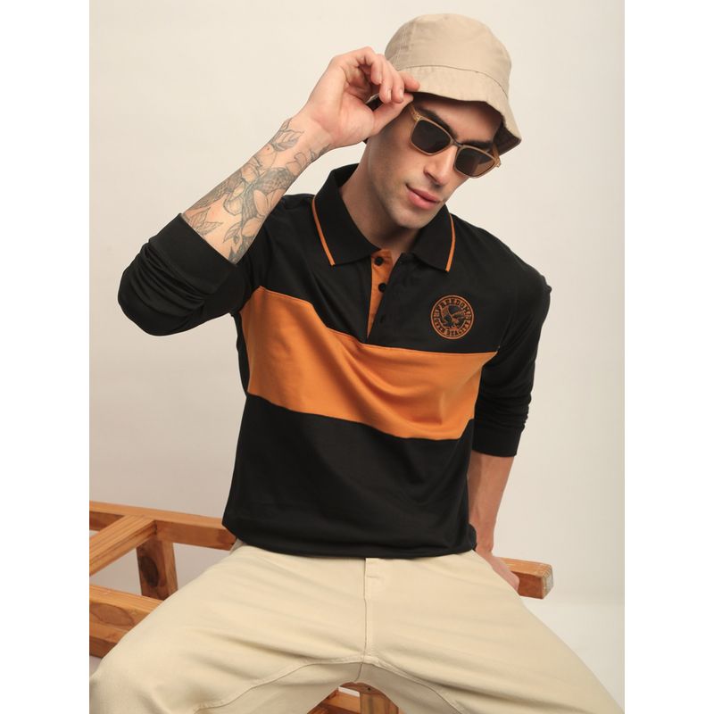 DILLINGER Mens Long Sleeve Regular Fit Polo T-shirt (S)