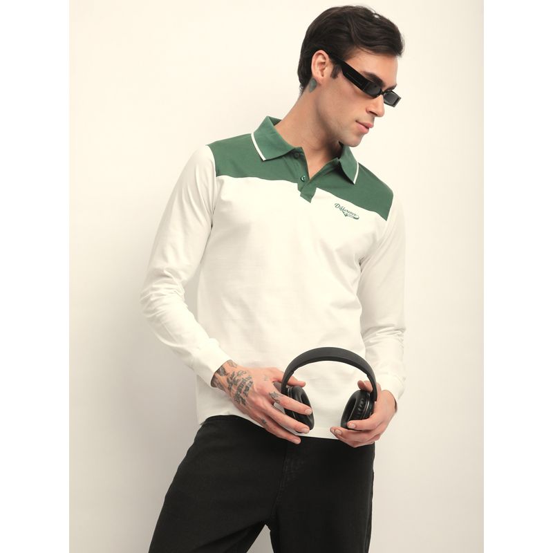 Difference of Opinion Mens Long Sleeve Regular Fit Polo T-shirt (2XL)