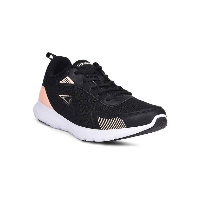 Power Black Casual Sneakers for Women (UK 4)