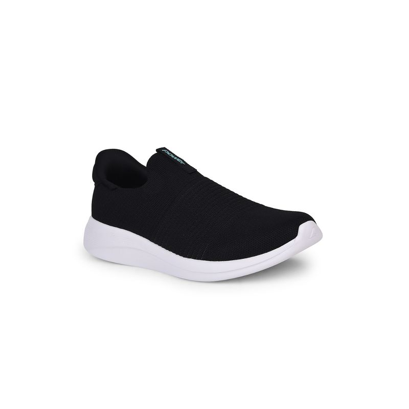 Power Black Casual Sneakers for Women (UK 3)