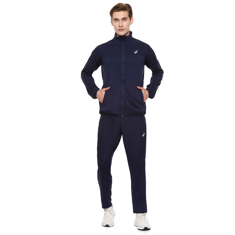 ASICS Coloured Zip Track Blue Mens Tracksuits (Set of 2) (2XL)