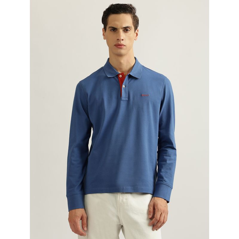 Gant Men Solid Blue Shirt main image 0