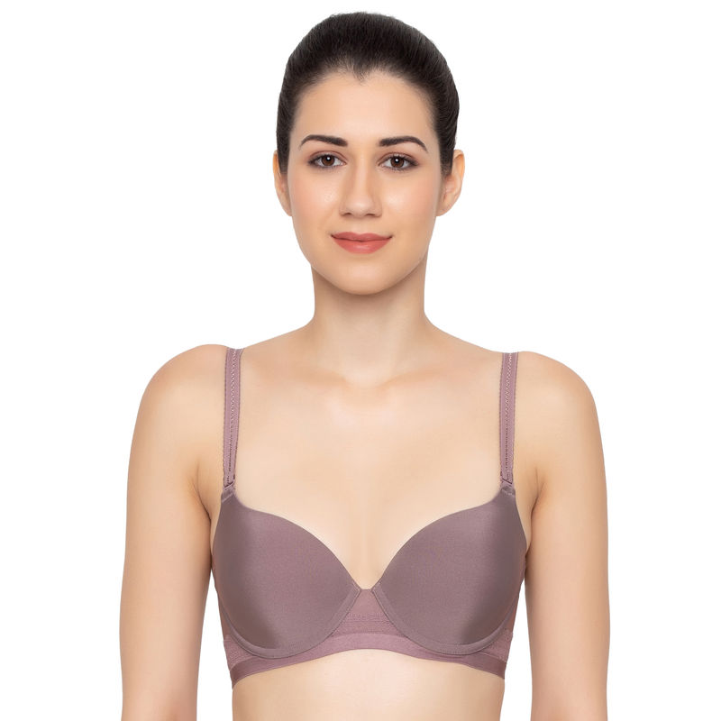 Triumph Padded Wired Seamless Silhouette T-shirt Bra - Brown (32C)