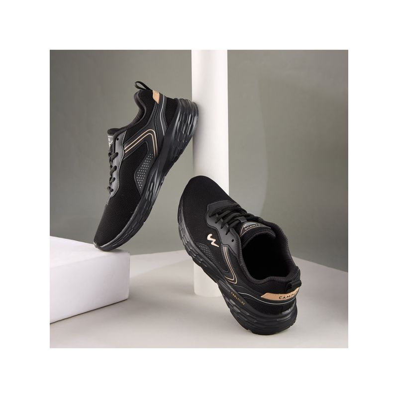 Campus Kosmo Pro Running Shoes (cg-535-g-blk-beige) - Uk 8