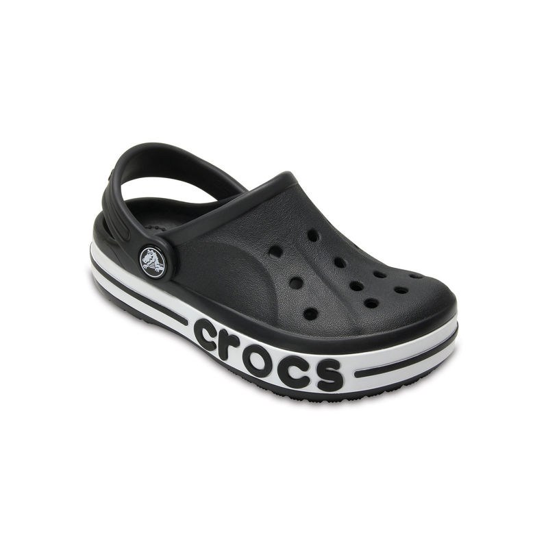 Crocs Black Bayaband Unisex Kids Clogs J1