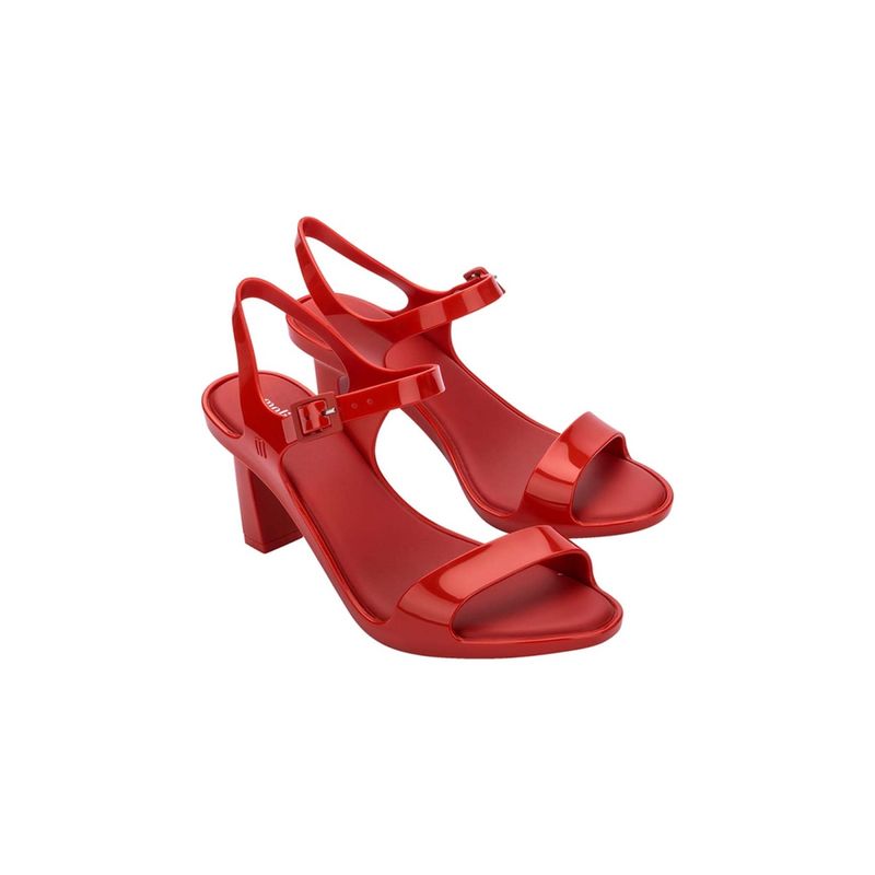 Melissa Lady Emme Ad Solid Plain Red Heels UK 6
