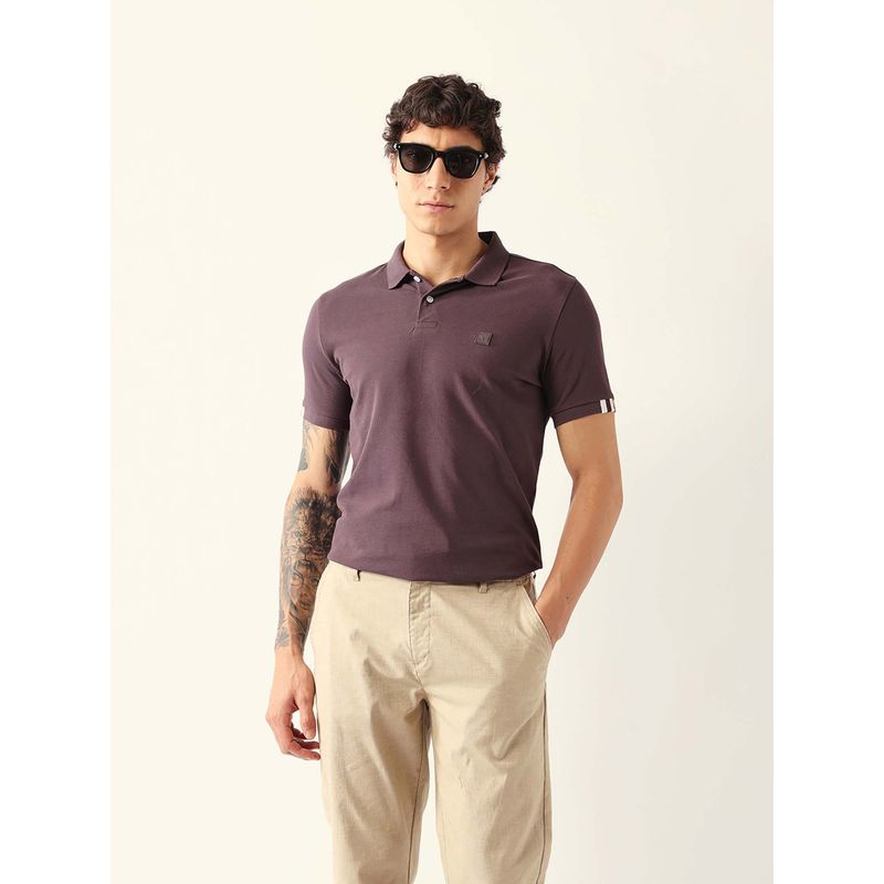 THE BEAR HOUSE Men's Solid Polo T-Shirt (L)