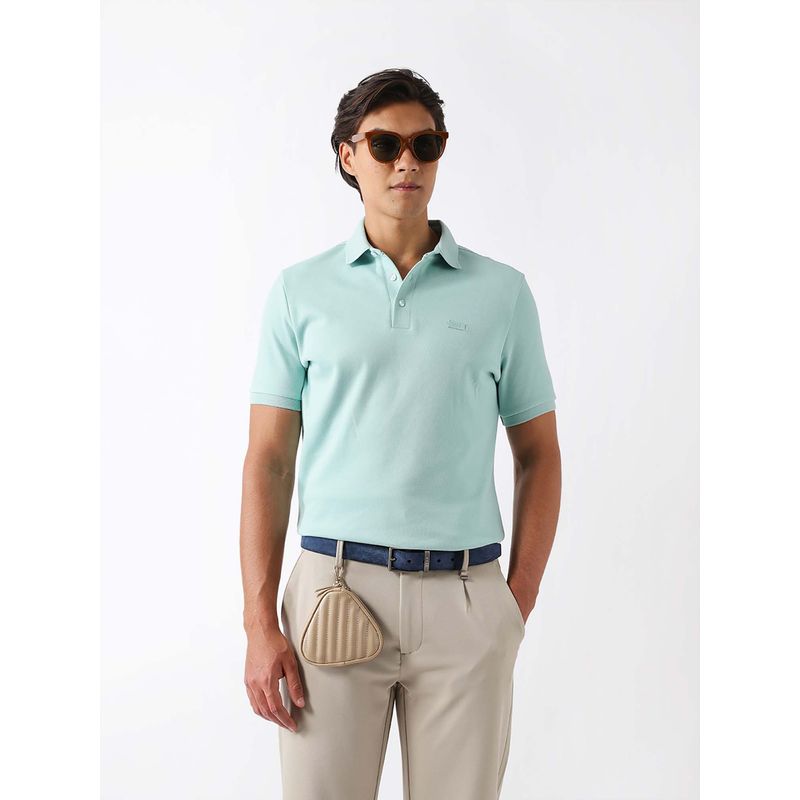 THE BEAR HOUSE Men's Solid Polo T-Shirt (S)