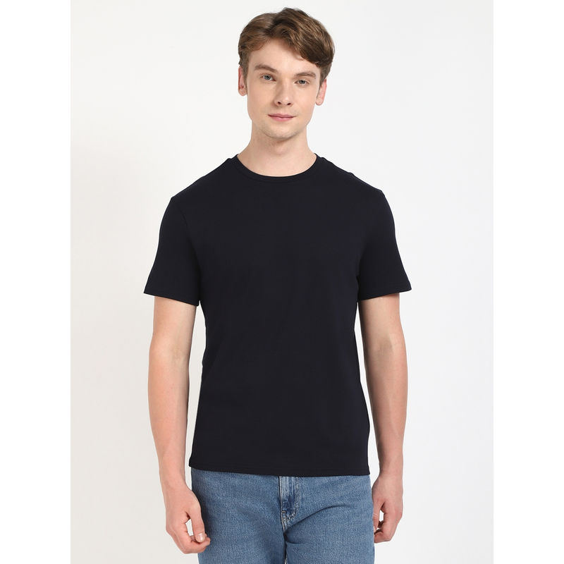 Tommy Hilfiger Solid Regular-Fit Cotton T-Shirt (L)