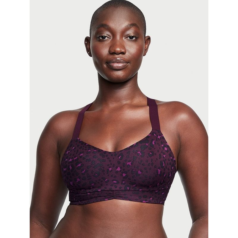 Victoria's Secret Wine Secret Love Cloud Ruched Sports Bra (XS)