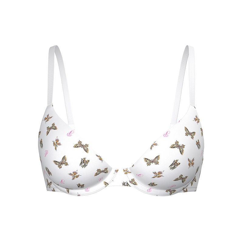 Victoria's Secret Multi-Color Pink Wear Everywhere Wear Everywhere Push-Up Bra (32D)