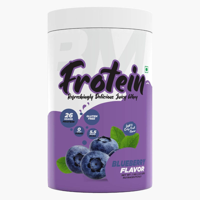 Big Muscles Nutrition Frotein Refreshing Juice - Blueberry